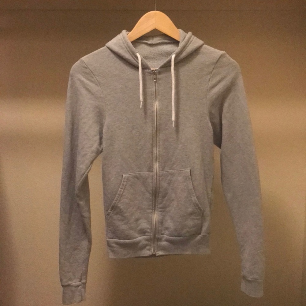 American Apparel Light Gray Hoodie